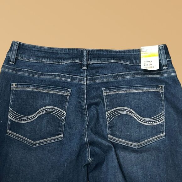 NWT Lee Hi Rise Straight Leg Jeans Size 14 33x30 #225 - Picture 3 of 8